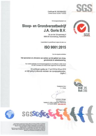 ISO9001:2015 certificaat behaald!